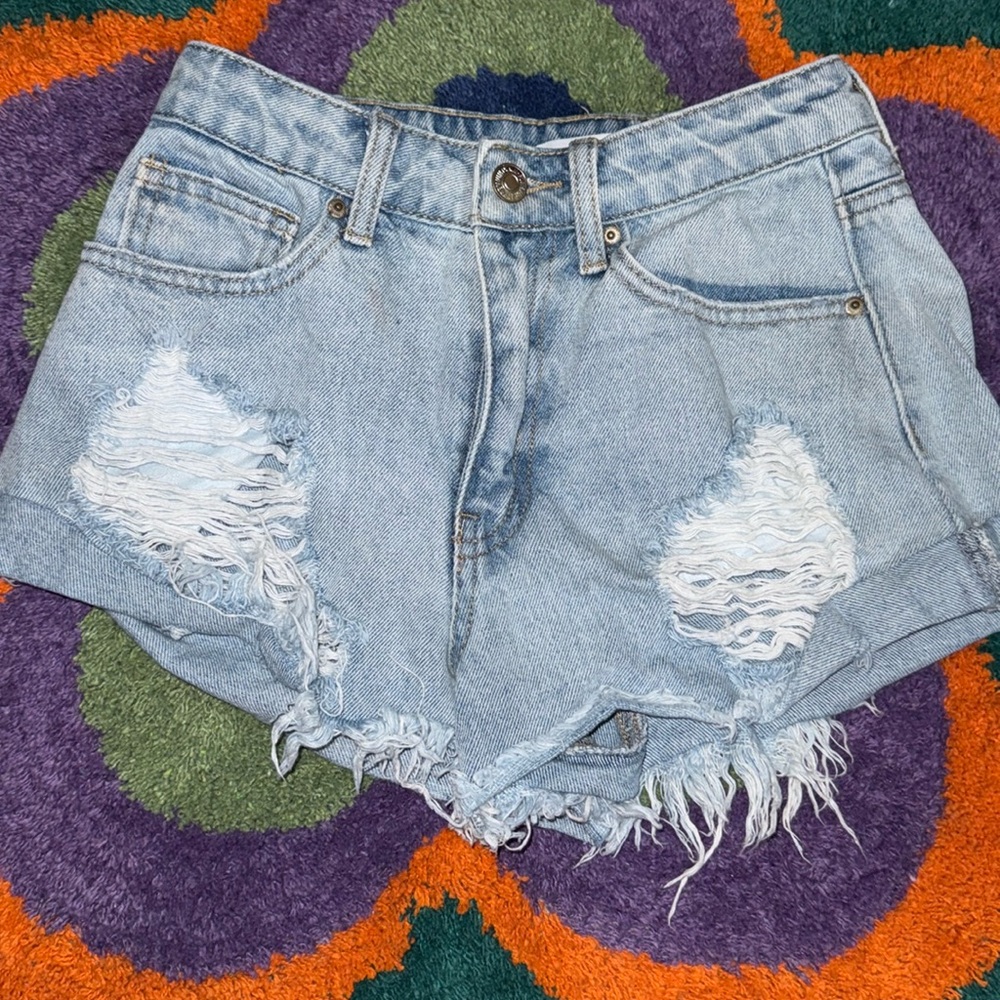 Light blue Jean shorts